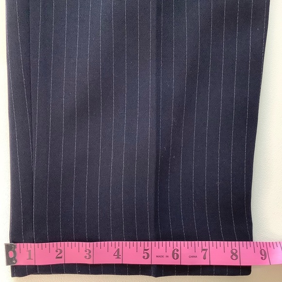 Evan-Picone 10 Navy Lined Career Pants - Picture 4 of 8